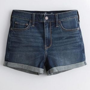 Hollister high rise denim shorts